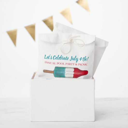 4. Juli Viertes Party Rocket Ice Pop Popsiv Geschenktütchen (Party)