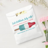 4. Juli Viertes Party Rocket Ice Pop Popsiv Geschenktütchen (Versiegelt)