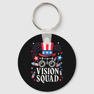 4. Juli Vision Squad Optometrie Optome Schlüsselanhänger