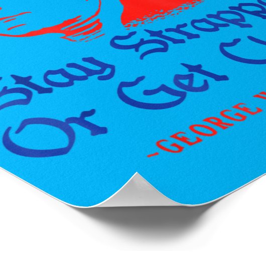 4. Juli Washington Bleib Angegurtet Oder Werde Poster (Ecke)