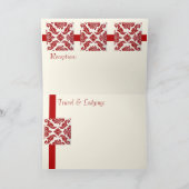 4. Juli Wedding laden Sie ein Einladung (Innenseite)