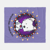 4. Juli Westie Fleece Blanket (Vorderseite (Horizontal))