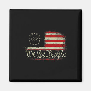 4. Juli Wir das Volk Amerikaner 1776 alt amerikani Magnet
