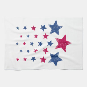 4. Juli Women Men Kids Niedlich USA Patriotic Star Geschirrtuch