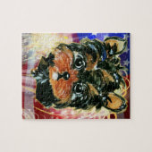 4. Juli YORKIE POO Puzzle (Horizontal)