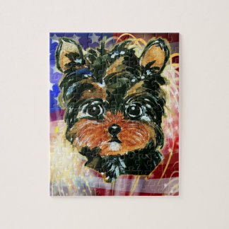 4. Juli YORKIE POO Puzzle