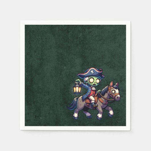 4. Juli Zombie Serviette (Vorderseite)