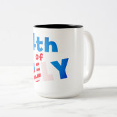 4. Juli Zweifarbige Tasse (VorderseiteRechts)
