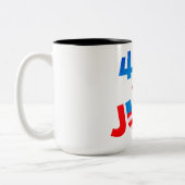 4. Juli Zweifarbige Tasse (Links)
