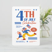 4. JuliEinladung zur Feier Einladung (Stehend Vorderseite)