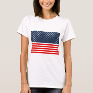 4. july-amerikanische Flagge T-Shirt