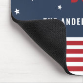 4. july rot-weiß-blaue Geschenkmücke Mousepad (Ecke)