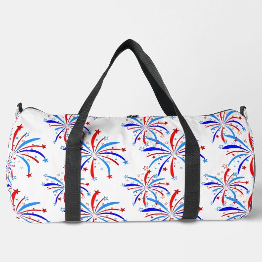 4. july Unabhängigkeit Feuerwerk Stars Duffle Bag (Vorderseite)