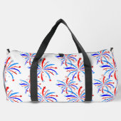 4. july Unabhängigkeit Feuerwerk Stars Duffle Bag (Rückseite)