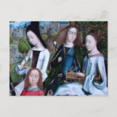 4 Jungfrauen Märtyrer in einem Garten (Einzelheite Postkarte (Vorderseite)