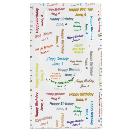 4. Juni Kleine Geschenktüte (Rückseite)