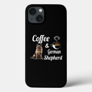 4 Kaffee und Deutscher Schäferhund Case-Mate iPhone Hülle