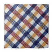 4 Kariertes Prüfmuster - Vintag - Fliese (Vorderseite)