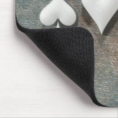 4 Karten-Anzüge Mousepad (Ecke)