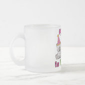 4. Kitten Geburtstag T - Shirt und Geschenke Mattglastasse (Links)