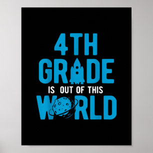 4. Klasse aus diesem Weltraumwissenschaftsraum Poster