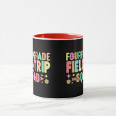 4. Klasse Feldzug Squad Funny Student Lehrer Tasse (Zentrum)