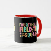 4. Klasse Feldzug Squad Funny Student Lehrer Tasse (VorderseiteRechts)