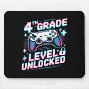 4. Klasse freigeschaltetes Videospiel erster Tag J Mousepad
