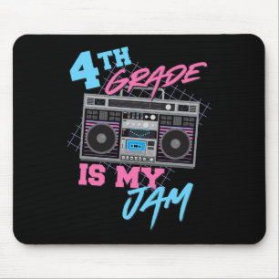 4. Klasse ist mein Ding - Vintage 80er Boombox Leh Mousepad