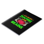 4. Klasse Lehrer Brains Skeleton Hand Heart Hall Notizblock (Linke Seite)