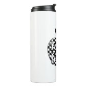 4. Klasse Lehrer Checkered Apple Thermosbecher (Nach links gedreht)