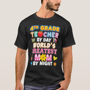 4. Klasse Lehrer nach Tag Weltgrößte Mama Nigh T-Shirt