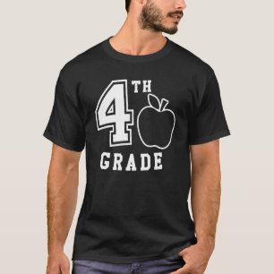 4. Klasse Lehrer oder 4. Klasse Student Matching T-Shirt