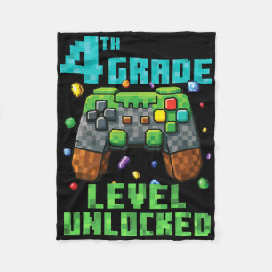 4. Klasse Level freigeschalteter Gamer Controller Fleecedecke