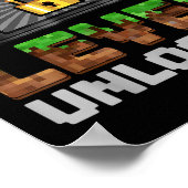 4. Klasse Level freigeschaltetes Pixel-Spiel erste Poster (Ecke)