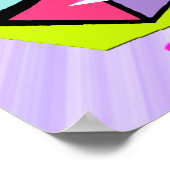 4. Klasse Rocks - Nummernplakat Poster (Ecke)