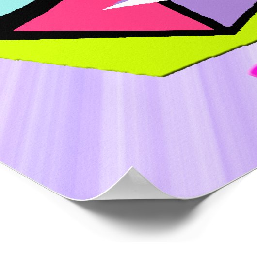 4. Klasse Rocks - Nummernplakat Poster (Ecke)