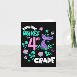 4. Klasse Schüler glücklich 1. Tag zurück zur Schu Karte