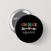 4. Klasse Squad Lehrer Student zurück zur Schulbüh Button (Vorne & Hinten)