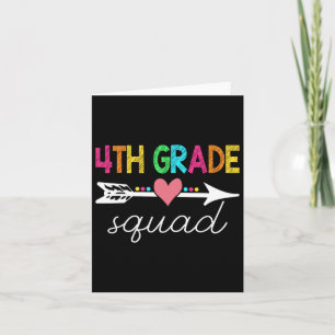 4. Klasse Squad Lehrer Student zurück zur Schulbüh Karte