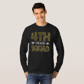 4. Klasse Squad Leopard Lehrer Schüler Vierte Klas T-Shirt (Vorne ganz)