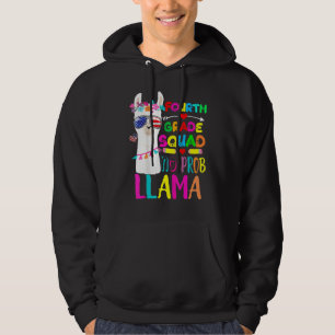 4. Klasse Squad No Prob Llama Lehrer zurück zu Sch Hoodie