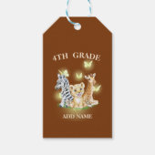 4. Klasse Squad wilde Zoo Lehrer Student B2S Geschenkanhänger (Vorderseite)