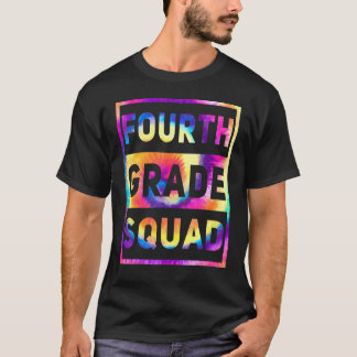 4. Klasse Squad Zurück zur Schule Lehrer Schüler F T-Shirt