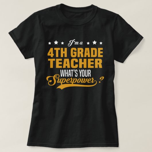 4. Klasse T-Shirt (Design vorne)