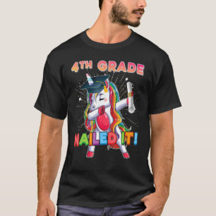 4. Klasse Vierte Nagel es letzten Tag der Schule U T-Shirt