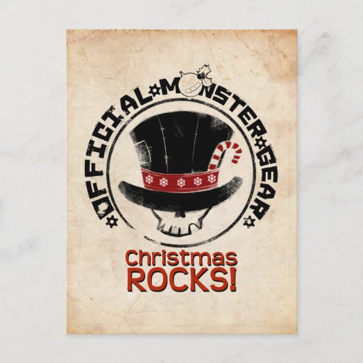 4 kleine Monster - Andy-Feiertag Feiertagspostkarte (Vorderseite)