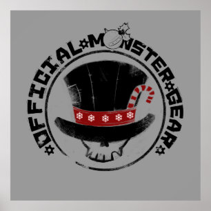 4 kleine Monster - Andy-Feiertags-Logo Poster