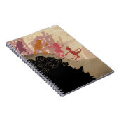 4 kleine Monster - gehend durch Stadt Notizblock (Rechte Seite)