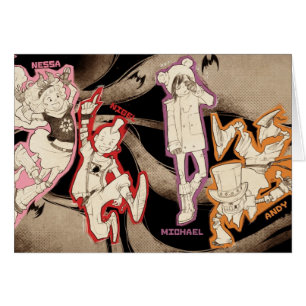 4 kleine Monster - Gruppe